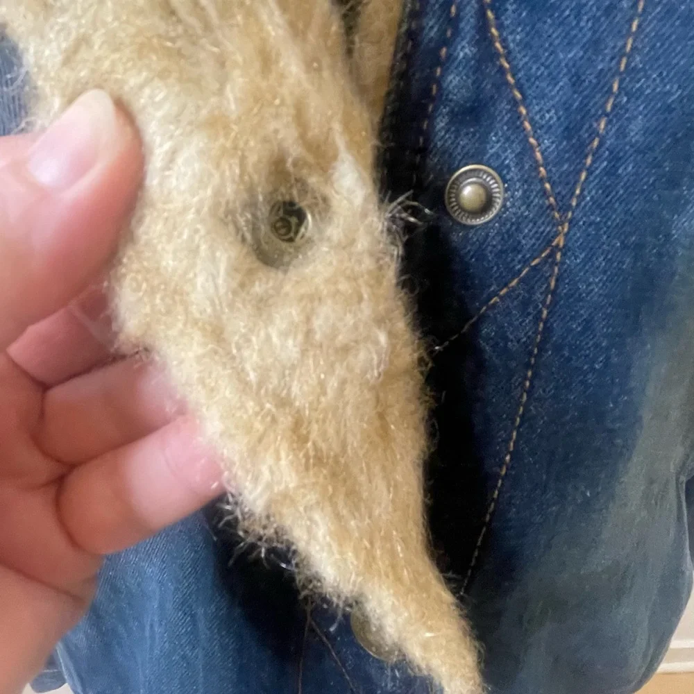 XL Quilted Denim Jacket - Picture 6 of 14